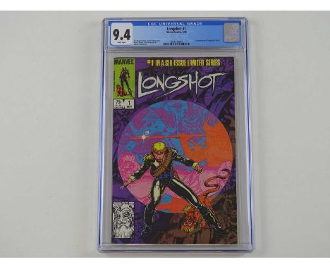 LONGSHOT #1 - (1985 - MARVEL) - GRADED 9.4 by CGC - First appearance Longshot &amp; Spiral - Ann Nocenti story + Arthur Adams