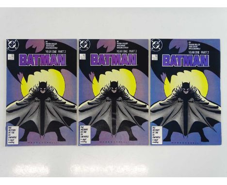 BATMAN #405 (3 in Lot) - (1987 - DC) - First appearance Carmine Falcone + Part two of the "Year One" storyline - Frank Miller