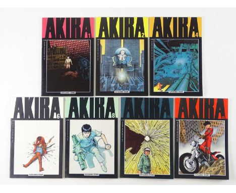 AKIRA #1, 2, 4, 6, 8, 18, 25  (7 in Lot) - (1988/90 - EPIC) Includes First American appearances of Kaneda and Tetsuo + First 