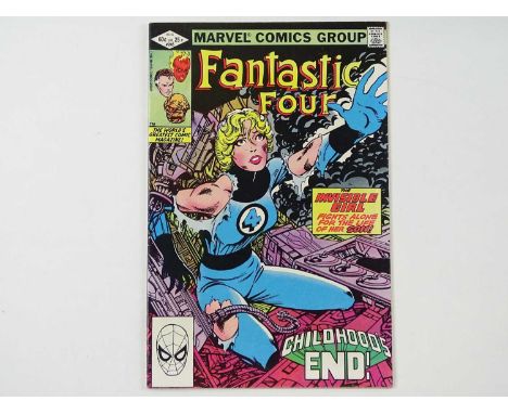 FANTASTIC FOUR #245 - (1982 - MARVEL) - First appearance King in Black (Franklin Richards) - John Byrne story, cover and inte