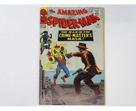 AMAZING SPIDER-MAN #26 - (1965 - MARVEL) - Fourth appearance of the Green Goblin + First appearances of Patch, Crime Master -