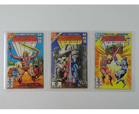 MASTERS OF THE UNIVERSE #1, 2, 3 - (3 in Lot) - (1982/83 - DC) - HOT character - Complete Three (3) issue mini-series + First
