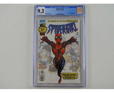 SPIDER-GIRL #1 - (1998 - MARVEL) - GRADED 9.2 by CGC - First appearance Mister Nobody + Kingpin appearance - Tom DeFalco stor