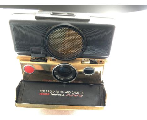 POLAROID DX70 gold plated