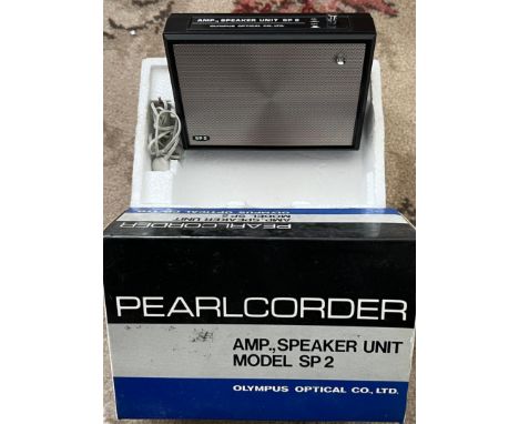 OLYMPUS Pearlcorder amp speaker unit 