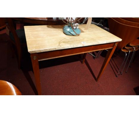 Console table, Empire style mahogany, 86cm wide 