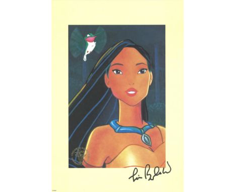 Irene Bedard signed 14x11 Pocahontas Walt Disney Studios exclusive Commemorative Lithograph. Irene Bedard (born July 22, 1967