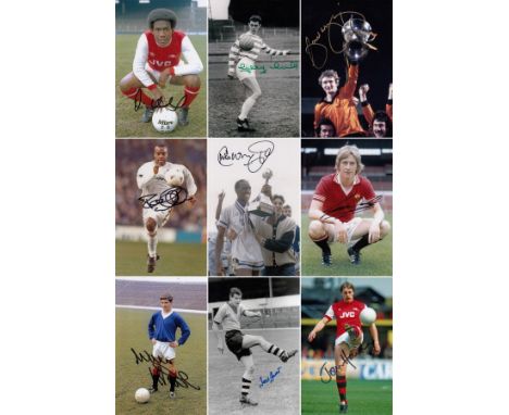 Autographed Misc. 6 X 4 Photos, A Lot Of 27 Photos Depicting Former Players 1950s - 1990s Including Fine Examples Of Connelly