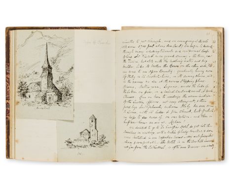 Switzerland, Italy &amp; France.- Livett (Dr Henry William, surgeon and artist engraver, Mayor of Wells, 1814-1901) Home Lett