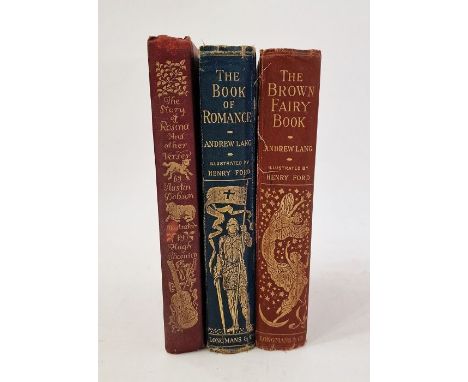 Lang, Andrew (ed) "The Brown Fairybook", Longmans Green & Co 1904, colour frontis, vignette on tp, illustrations throughout, 