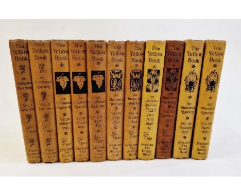 [Beardsley, Aubrey and others]"The Yellow Book: an illustrated quarterly", 11 vols of 13, missing nos. being vol 8 and vol 9,