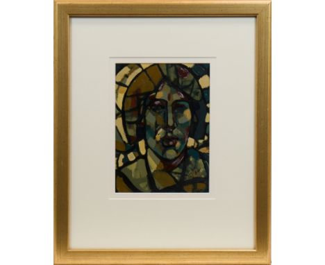 * JAMIE O'DEA,PORTRAIT 2oil on board, signed27cm x 20cmFramed and under glass