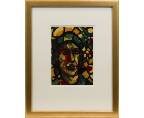 * JAMIE O'DEA,PORTRAIT 1oil on board, signed28cm x 30cmFramed and under glass
