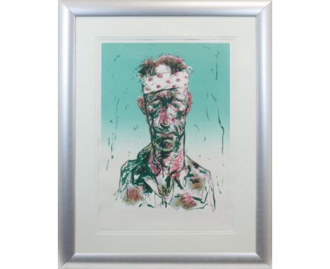 * PETER HOWSON OBE,MUJlimited edition screen print, signed, titled and numbered 16/10084cm x 58cmMounted, framed and under gl