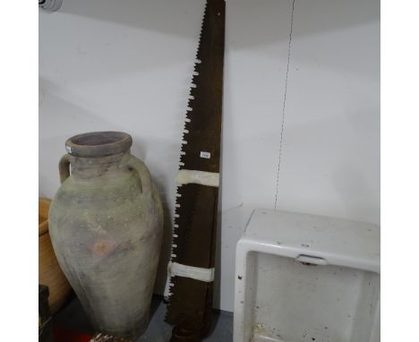 A Vintage rip saw and another 