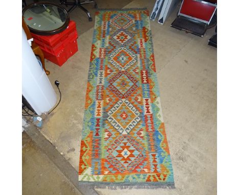 A Choli Kilim runner, 254 x 81cm 