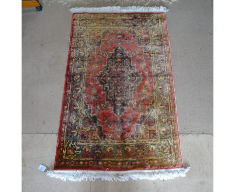 An Afghan red ground runner 