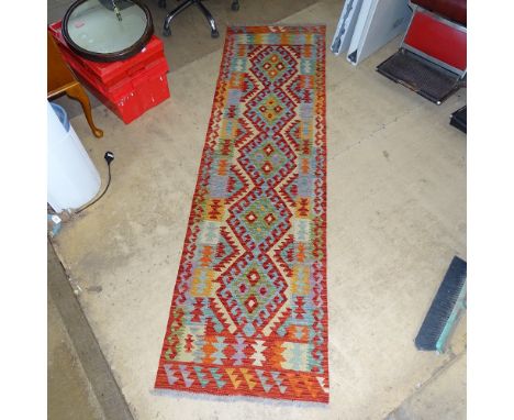A Choli Kilim runner, 254 x 72cm 