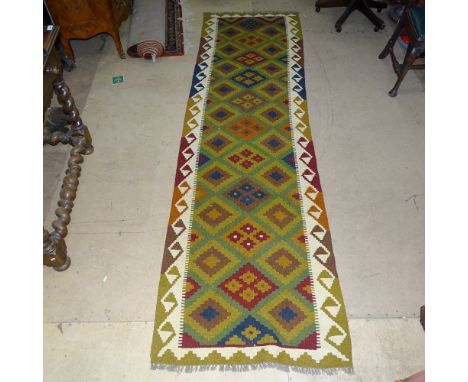 A Mamainer Kilim runner, 295cm x 85cm 
