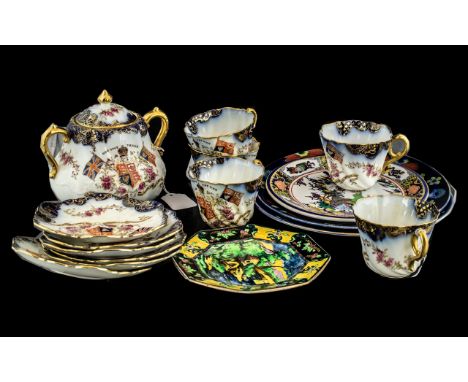 Royalty Interest. Good Quality Part Tea -Service to Commemorate the Coronation of King Edward VII, No Stamp Marks on Backs, I