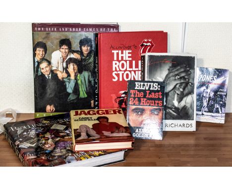 Rolling Stones Interest - Collection of Rolling Stones Books, comprising Rolling with the Stones by Bill Wyman, Life and Good