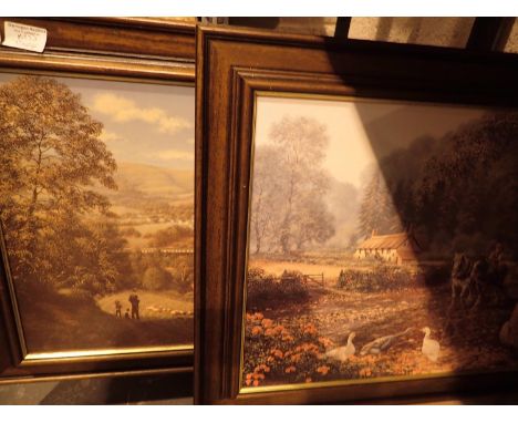 Two limited edition hand signed prints by Maurice Bishop; Summer Morning and Evening Run of the Quantock Belle. Not available