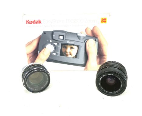 Kodak easyshare DX3600 Zoom digital camera, Sigma Zoom master, multi coated lens, Minolta Mcrokkor - PF camera lens, all unte