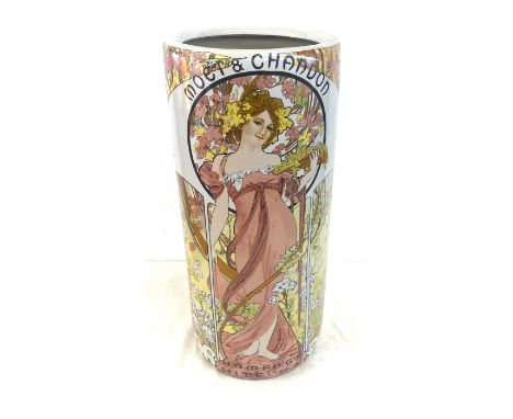 Moets Chandon, Champagne White star, Umbrella / stick stand, approximate height: 18 inches, diameter 8 inches 