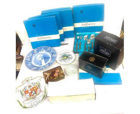 Selection of miscellaneous includes Royal Worcester, Stuart, Carlton ware etc 