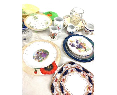 Large selection of pottery miscellaneous to include jugs, saucers, cups, plates etc 