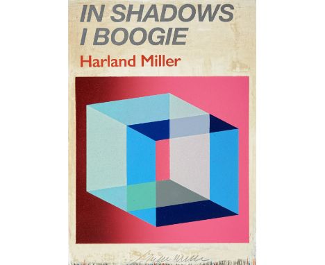 Harland Miller (British 1964-), 'In Shadows I Boogie (Pink)', 2019, etching and letterpress relief on wove paper, signed in p