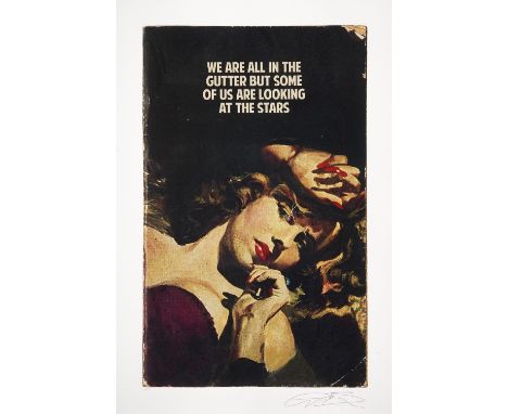 Connor Brothers (British Duo), 'We Are All In The Gutter', 2021, pigment print with silkscreen varnish on wove paper, signed,
