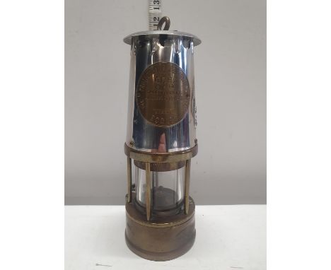 A Eccles miners lamp for spare or repairs 