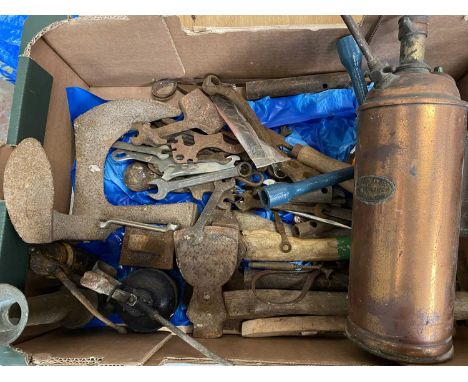 VINTAGE TOOLS, metalware, copper, sprayer ETC
