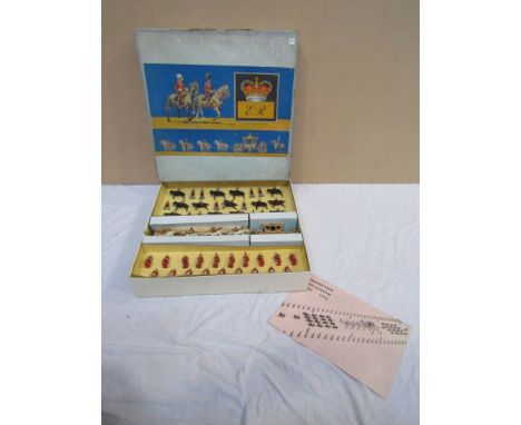 A complete boxed Johillco lead Coronation presentation set 