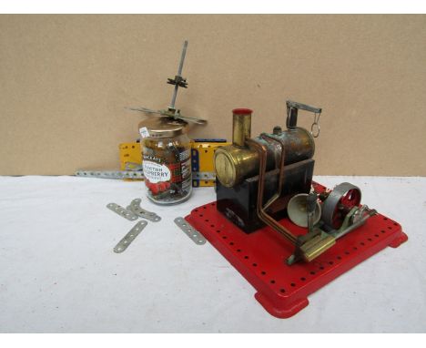 A Mamod stationary engine 
