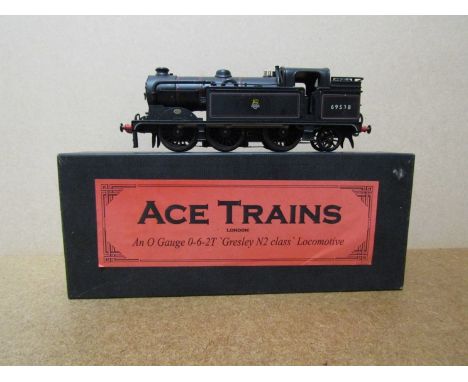 A boxed ACE trains 0 gauge 0-6-2T "Gresley N2 Class" locomotive in pre 56 BR lined satin black livery, no. 69538