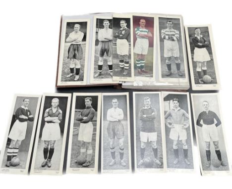 Album of Tropical Times Football player panel portrait cards. [25x9.5cm] album shown in its entirety 