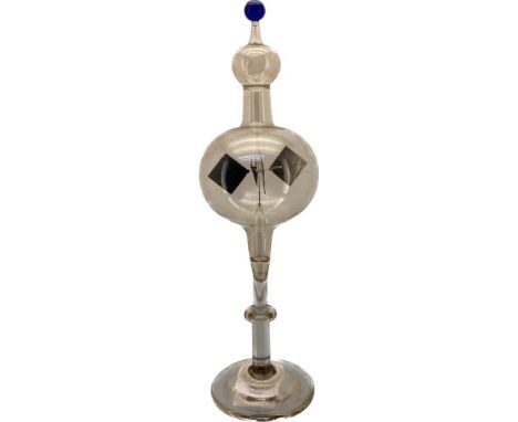 Antique Crookes Radiometer, also known as a 'Light Mill' or 'Solar Engine' [20cm high] 