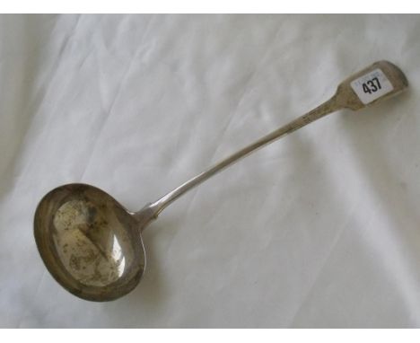 Georgian fiddle pattern soup ladle Lon 1829  by CS  210g        