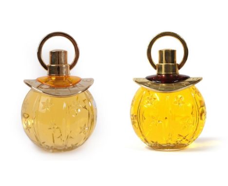 'Magic' by Celine Large Advertising Display Dummy Factice, the globular glass bottle moulded with segments and stars, with go