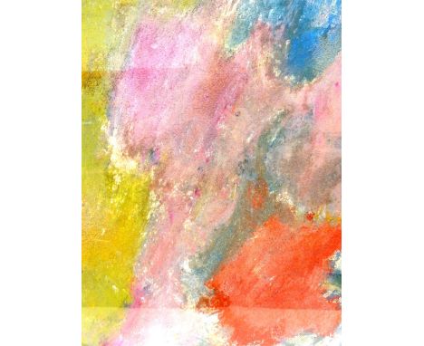 K. Peyton,an abstract study, signed,oils,70 x 47 cm