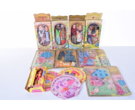 Mattel ‘The Sunshine Family’ and other plastic dolls and accessories, English 1970’s, in original window boxes and including 