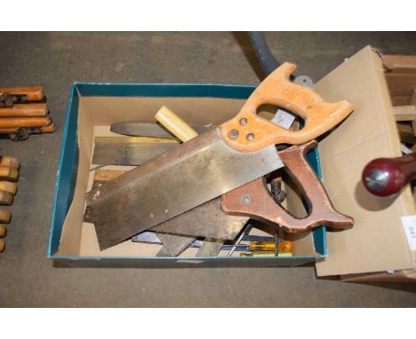ONE BOX OF MIXED TOOLS
