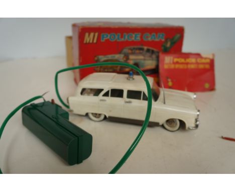 Vintage M1 Police Car Battery Operated (Box Tatty)