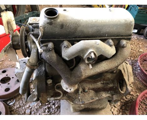 An Alvis 12/70 engine.