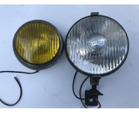 A Lumax F7 spot lamp and a fog lamp. 