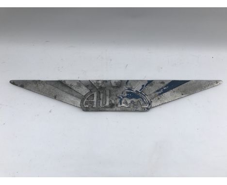 An Albion aluminium radiator plate.