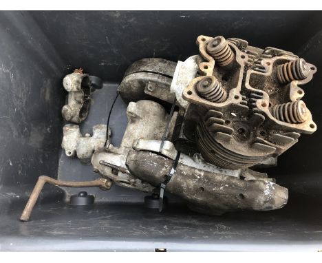 A BSA A7 500cc engine and gearbox.