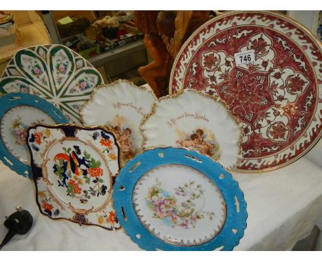 A quantity of good old collector's plates.